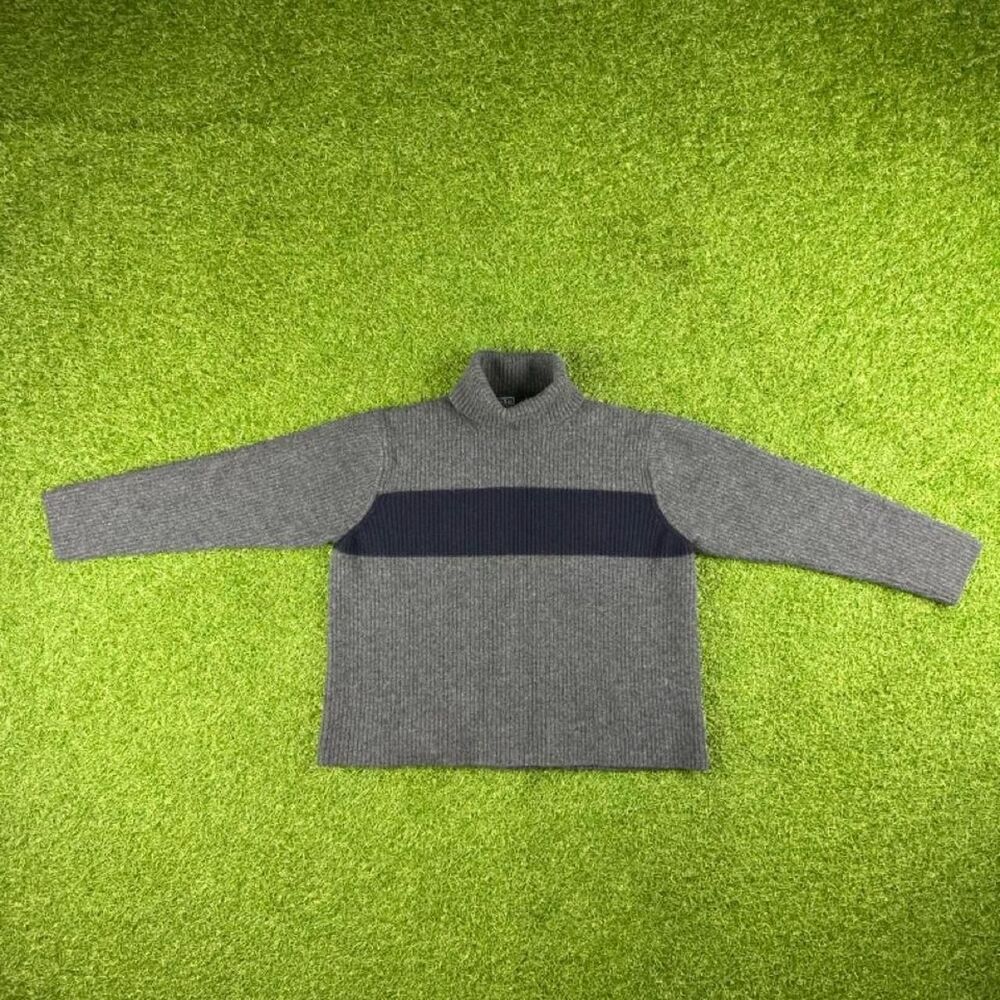 Polo-ralph-lauren Men's Grey and Blue Jumper
